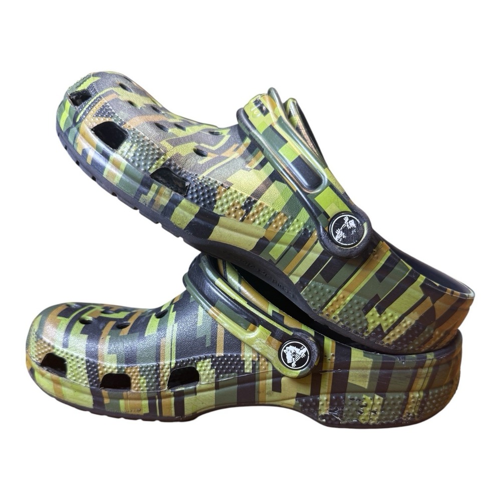 Digi Pixel Camo Crocs Kids Youth J5 Block - Picture 5 of 7